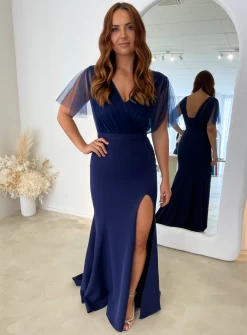 Ariana Tulle Split Gown -Fashion Dress Shop 13 c6329dc6 b7a7 4f60 b44e bd41b1459b58