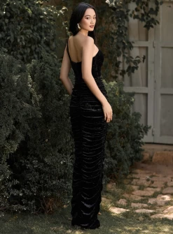 Andie Asymmetric Ruched Maxi -Fashion Dress Shop 14 d57b5cd9 6e39 4011 a3bf 084704dbf7b6