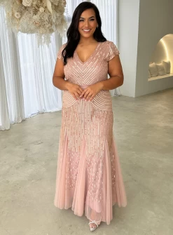 Pearl Clarise Beaded Dress