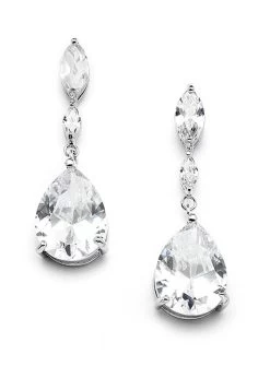Dana Marquise & Pear Drop Earrings