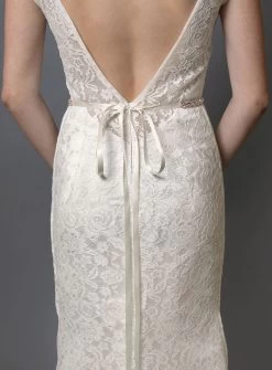 Slender Rose Gold Bridal Belt -Fashion Dress Shop 4610BT I RG 1