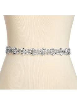 Luxe Clear Crystal Bridal Belt -Fashion Dress Shop 4660BT I CR S 3