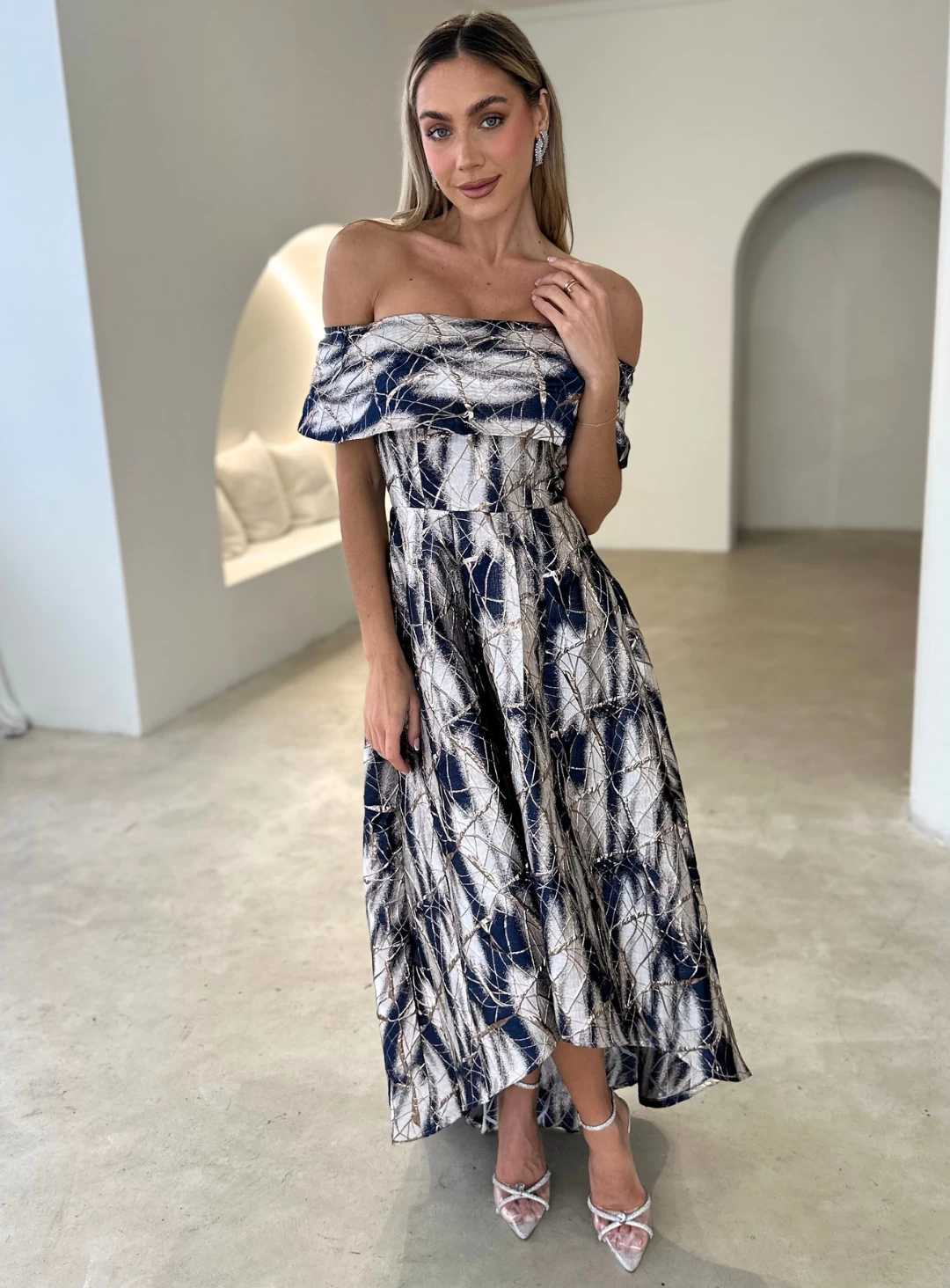 Gracie Off Shoulder Hi-Lo Dress 4 Gracie Off Shoulder Hi-Lo Dress - Image 2