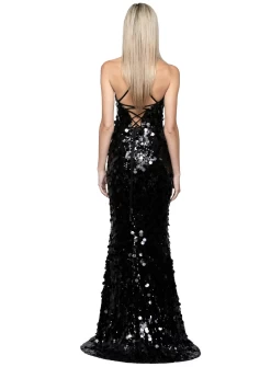 Calista Arrow Neck Gown -Fashion Dress Shop B64D03L 2