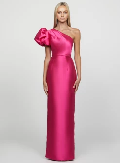 Marchesa One Shoulder Gown