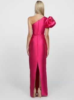 Marchesa One Shoulder Gown 7 Marchesa One Shoulder Gown -Fashion Dress Shop B65D18L MARCHESA ONE SHOULDER GOWN BARIANO 2