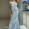 Audrey Dress JX5011 - Light Blue - Size 18