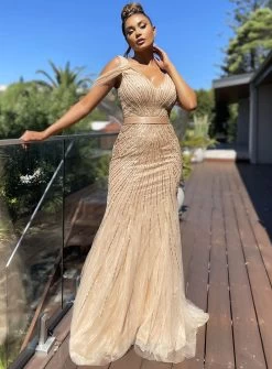 Lizzie Gown JX5048 By Jadore Evening