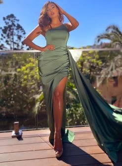 Charlotte Dress JX5065 By Jadore Evening -Fashion Dress Shop JX5065 jadore olive