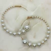 Keira Pearl Hoop Earrings -Fashion Dress Shop Keira Earrings
