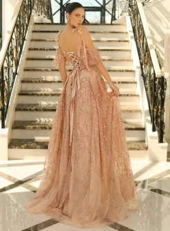 Isabella Gown LUX003 By Nicoletta -Fashion Dress Shop LUX003 nicoletta gown 3