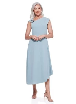 Oriana Asymmetric Flared Midi -Fashion Dress Shop Oriana Flared Midi 1