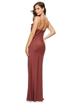 Sasha Satin Cowl Neck Maxi -Fashion Dress Shop PW WhiteRunwayJune2022 0494 9845afa4 b278 434c 85b9 3eb64cab82df