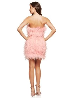 Daphne Feather Mini -Fashion Dress Shop PW WhiteRunwayJune2022 0893 f01f0666 7f5e 4faa 87e7 6b2d5b061aed