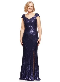 Sue Cap Sleeved Gown -Fashion Dress Shop PW WhiteRunwayJune2022 1056