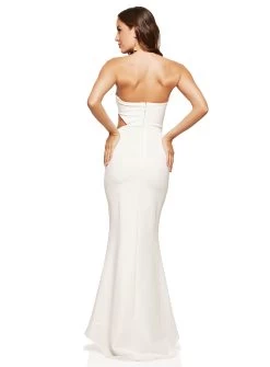 White Serafina Dress -Fashion Dress Shop PW WhiteRunwayJune2022 1892