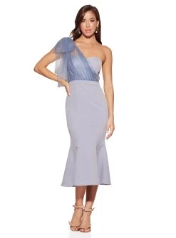 Marissa Tulle Fluted Midi - Made To Order