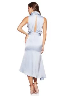 Karina Satin Midi - Made To Order -Fashion Dress Shop SR1128 3 a398c981 30a5 4a26 a55e 059eddc4e572