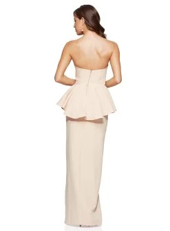 Rea Strapless Dress - Alabaster - Size 18 7 Rea Strapless Dress - Alabaster - Size 18 -Fashion Dress Shop SR217 3