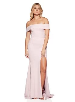 Louise Off Shoulder Gown - Teal Green - Size 10