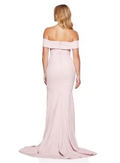 Louise Off Shoulder Gown - Teal Green - Size 10 7 Louise Off Shoulder Gown - Teal Green - Size 10 -Fashion Dress Shop SR285 3