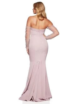 Chontell Sleeved Tulle Gown - Made To Order 7 Chontell Sleeved Tulle Gown - Made To Order -Fashion Dress Shop SR290 3 fd6dad34 598f 4fc2 aa92 cd95ebf11afd