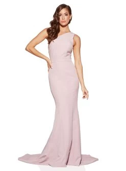 Anisa One Shoulder Gown - Mauve - Size 18