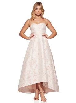 Tanya Strapless Brocade Dress -Fashion Dress Shop SR326 2