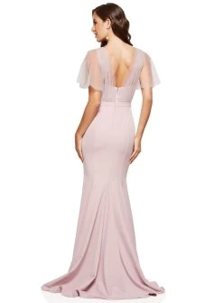 Ariana Tulle Split Gown -Fashion Dress Shop SR331WS 3