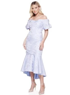 Santana Jacquard Midi -Fashion Dress Shop SR335 2