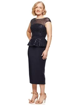 Leia Peplum Midi -Fashion Dress Shop TL1083 2