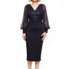 Lois Sleeved Midi -Fashion Dress Shop TL1085M 1