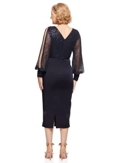Lois Sleeved Midi -Fashion Dress Shop TL1085M 3