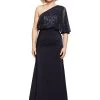 Colleen One Shoulder Gown -Fashion Dress Shop TL1087G 1