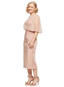 Colleen One Shoulder Midi -Fashion Dress Shop TL1087M 2