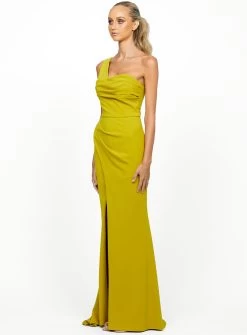 Star One Shoulder Draped Gown -Fashion Dress Shop b55d17lb bariano star one shoulder gown