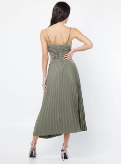 Back For Good Midi Dress - Sage - Size 6 -Fashion Dress Shop back for good midi dress mossman 3