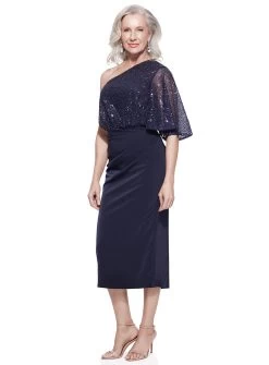 Colleen One Shoulder Midi -Fashion Dress Shop colleen midi trellis lane 2