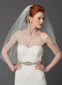 Court Waist Length Veil