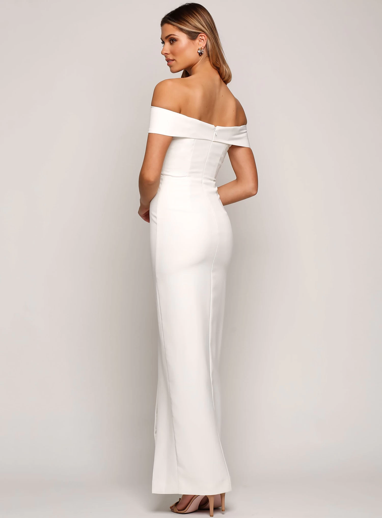 Gia Off Shoulder Pencil Dress - Made To Order 14 Gia Off Shoulder Pencil Dress - Made To Order - Image 12