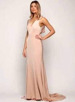 Galina Cowl Back Gown - Grape - Size 8 -Fashion Dress Shop day2 0107 layer 25