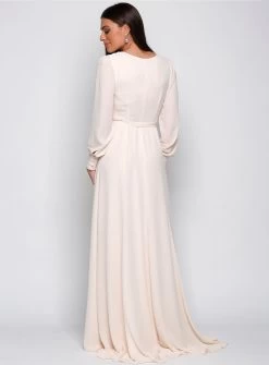 Bishop Sleeve Gown With Train 20 Bishop Sleeve Gown With Train -Fashion Dress Shop day4 0004 layer 44