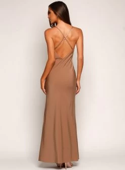 Elsa Satin Cross Back Maxi - Made To Order -Fashion Dress Shop editd1 0023 layer 177 2c1facad 4d3f 4fd5 9e0d ee1865b4f1ef
