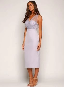 Laneese Cross Over Tulle Midi -Fashion Dress Shop editd1 0161 layer 38