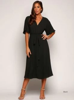 Kimono Sleeve Midi -Fashion Dress Shop editd3 0016 layer 99