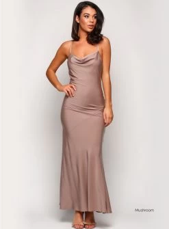 Sasha Satin Cowl Neck Maxi -Fashion Dress Shop elsa satin cowl maxi 1 1