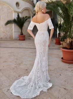 Galia Sequin Off Shoulder Gown -Fashion Dress Shop galia1