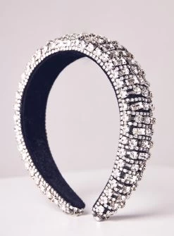 Isabelle Diamante Headband - Silver -Fashion Dress Shop isabelle2
