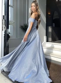 Karina Off Shoulder Dress JP127 By Jadore Evening 22 Karina Off Shoulder Dress JP127 By Jadore Evening -Fashion Dress Shop jp127 light blue jadore