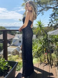 Kelly Dress JX5044 By Jadore Evening -Fashion Dress Shop jx5044 jadore evening black 2